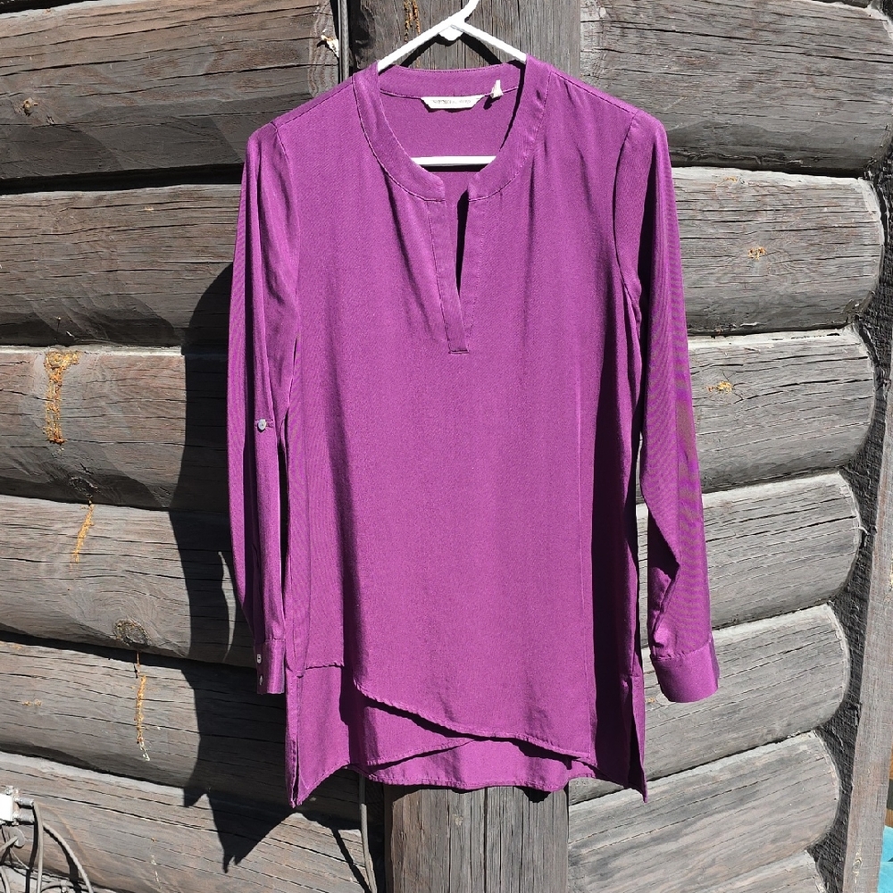 Soft Surroundings Vibrant Purple Tunic Top